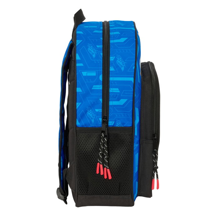 Cartable Hot Wheels Let's race Bleu Noir 32 x 38 x 12 cm Cartable Hot Wheels Let's race Bleu Noir 32 x 38 x 12 cm