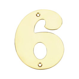 GSC Evolution Numéro de porte 6 en acier inoxydable, Titanio dorado