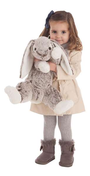 Creaciones Llopis - Peluche lapin Blandi 26 cm en polyester - Jouet pour enfant à partir de 3 ans