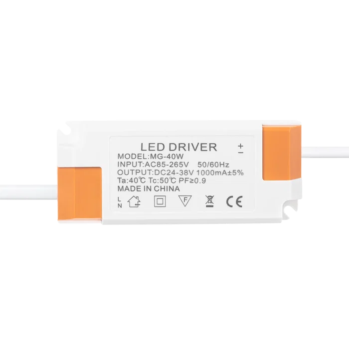 Downlight LED circulaire 40W 5600Lm 4000K Antéblouissement UGR19