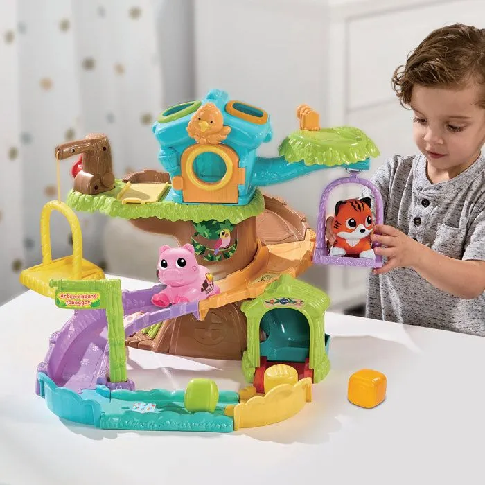 Vtech Tut Tut Animo Bisous - Arbre cabane toboggan avec Tamarin le tigre malin - Multicolore Vtech Tut Tut Animo Bisous - Arbre cabane toboggan avec Tamarin le tigre malin - Multicolore