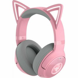 Razer Casque audio Kraken Kitty V2 BT RZ04-04860100-R3M1 avec oreillettes de chat et éclairage RGB - Rose
