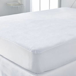 Today Protege Matelas Imperméable à Bouillir 160x200 cm, Housse avec Bonnets de 25 cm en Coton Lavable à 95°C, Isolant et Respirant