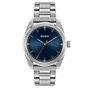 HUGO Montre 1530361 avec cadran bleu et bracelet gris