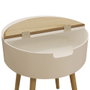 Home Deco Factory Mesa-Cofre Blanca