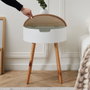 Home Deco Factory Mesa-Cofre Blanca