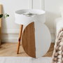 Home Deco Factory Mesa-Cofre Blanca