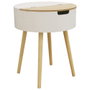 Home Deco Factory Mesa-Cofre Blanca
