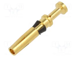 HARTING Connecteur industriel rond femelle doré 60V IP69K