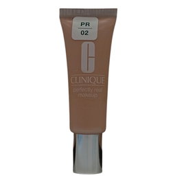 Clinique Perfectly Real Make-Up - Fond de teint liquide, finition naturelle, nuance 02 Ombre, 10 ml - Testeur