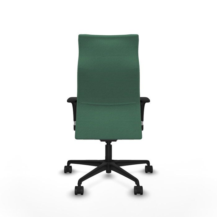 Piqueras Y Crespo Fauteuil Albacete Vert Émeraude avec mécanisme Synchro et accoudoirs 1D