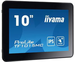 Iiyama TF1015MC Écran tactile Open Frame PCAP 10 points 10.1" IPS 1280x800, étanche IP65 front, avec DisplayPort, HDMI, VGA et USB, pour intégration kiosque