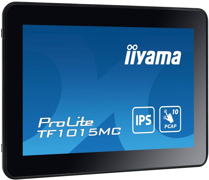 Iiyama TF1015MC Écran tactile Open Frame PCAP 10 points 10.1" IPS 1280x800, étanche IP65 front, avec DisplayPort, HDMI, VGA et USB, pour intégration kiosque