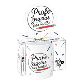 LOVELY STORY Taza Profe Gracias Por Tanto 330ml