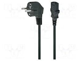 GEMBIRD Câble d'alimentation Schuko vers C13 1m PC-186-1M