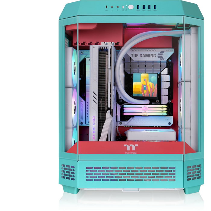 Thermaltake The Tower 600 Mint Strawberry Thermaltake The Tower 600 Mint Strawberry