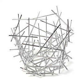 Alessi FC03 Blow Up Cesto para Citricos - Corbeille pour citrons en acier inoxidable 18/10 - Design Fratelli Campana