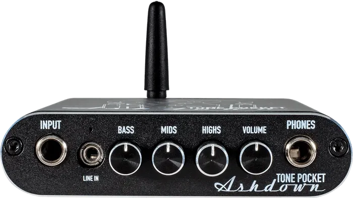 ASHDOWN Tone Pocket Préamplificateur Casque / Interface Audio avec Bluetooth - Noir