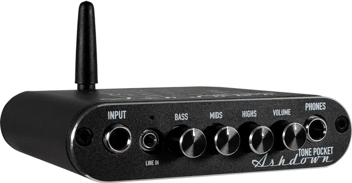 ASHDOWN Tone Pocket Préamplificateur Casque / Interface Audio avec Bluetooth - Noir