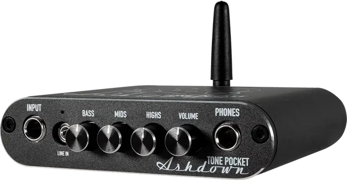 ASHDOWN Tone Pocket Préamplificateur Casque / Interface Audio avec Bluetooth - Noir