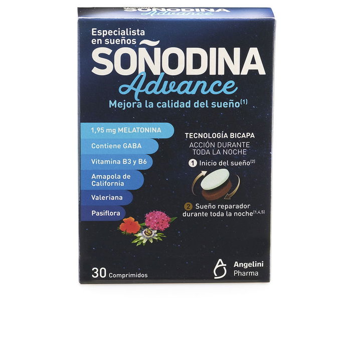 Natura Essenziale SOÑODINA Mélatonine Bicouche 30 Comprimés - Sommeil Reposant et Réparateur Natura Essenziale SOÑODINA Mélatonine Bicouche 30 Comprimés - Sommeil Reposant et Réparateur