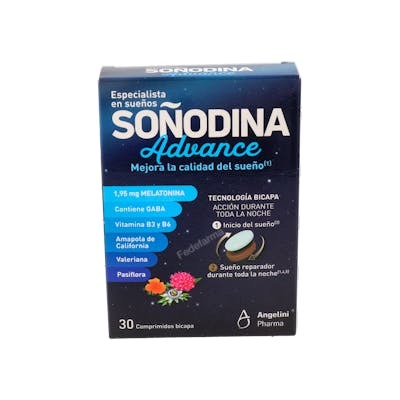 Natura Essenziale Soñodina Mélatonine Bicouche 30 Comprimés Natura Essenziale Soñodina Mélatonine Bicouche 30 Comprimés