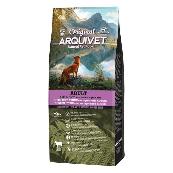 Nourriture Arquivet Original Adult Lamb with rice Adulte Agneau Riz 12 kg 12,7 KG Nourriture Arquivet Original Adult Lamb with rice Adulte Agneau Riz 12 kg 12,7 KG
