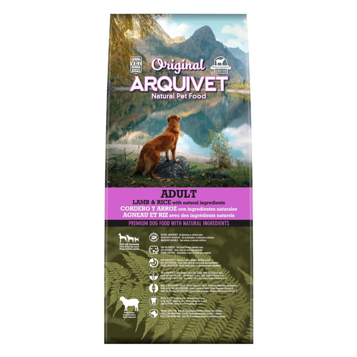 Nourriture Arquivet Original Adult Lamb with rice Adulte Agneau Riz 12 kg 12,7 KG Nourriture Arquivet Original Adult Lamb with rice Adulte Agneau Riz 12 kg 12,7 KG