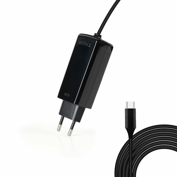 Chargeur d'ordinateur portable TooQ TQLC-USBCGAN45PD-C 45 W