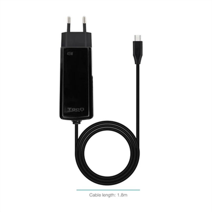 Chargeur d'ordinateur portable TooQ TQLC-USBCGAN45PD-C 45 W