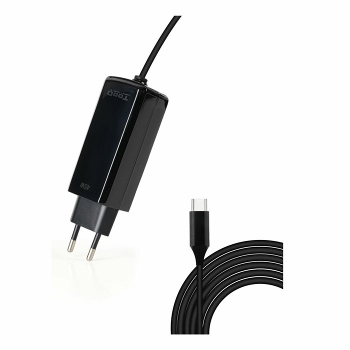 Chargeur d'ordinateur portable TooQ TQLC-USBCGAN45PD-C 45 W