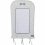 Domiva Matelas à langer Filou Blanc et vert d'eau avec housse et éponge
