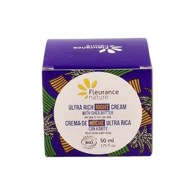 FLEURANCE NATURE Crème de nuit ultra riche au beurre de karité 50ml BIO FLEURANCE NATURE Crème de nuit ultra riche au beurre de karité 50ml BIO