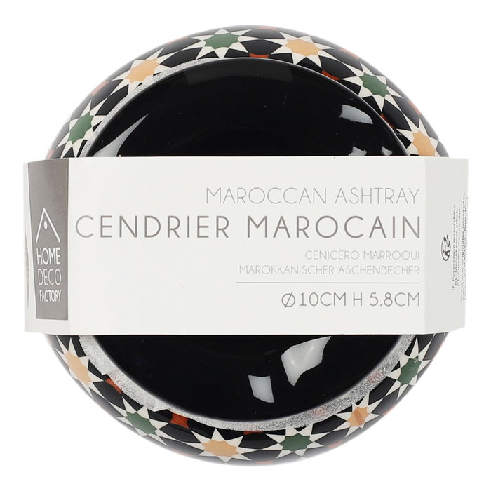 Home Deco Factory Cendrier Eau D.10 cm Marocain Mirage