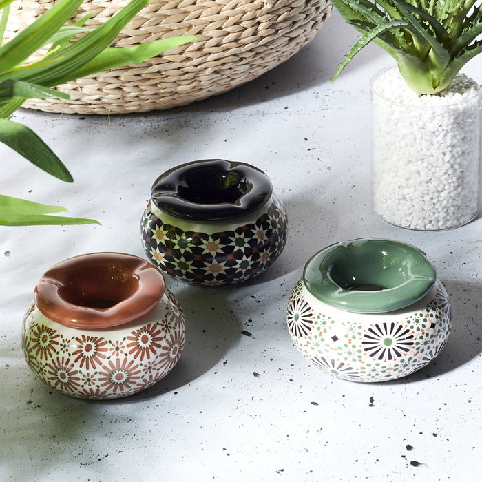 Home Deco Factory Cendrier Eau D.10 cm Marocain Mirage