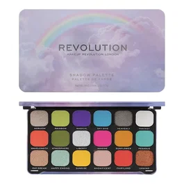 Makeup Revolution Rainbow Palette de fards à paupières, 18 couleurs