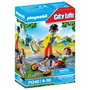 Playmobil - Figurine Paramedic avec Patient City Life 71245, Carton de présentation polyglotte (français, anglais, allemand, italien, portugais, espagnol)