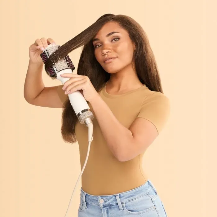 Shark Brosse et Peigne Chauffants SmoothStyle HD202EU - Pour Cheveux Secs et Humides - Technologie de Lissage à l'Air Chaud