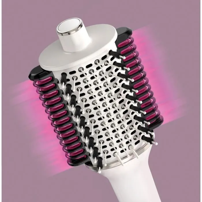 Shark Brosse et Peigne Chauffants SmoothStyle HD202EU - Pour Cheveux Secs et Humides - Technologie de Lissage à l'Air Chaud