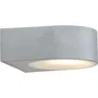 Brilliant TYLER Applique extérieure titane métal/verre E27 1x60W