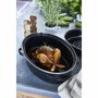Baumalu Cocotte roaster 42 cm avec couvercle Noir 11 L