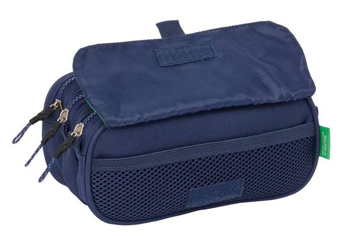 Benetton Triple Big Flag Portatout, organisateur de rangement pour enfants, 21.5 x 10 x 8 cm