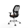 Piqueras y Crespo 1D086G0 Chaise de Bureau Gris et Brun foncé