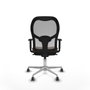Piqueras y Crespo 1D086G0 Chaise de Bureau Gris et Brun foncé