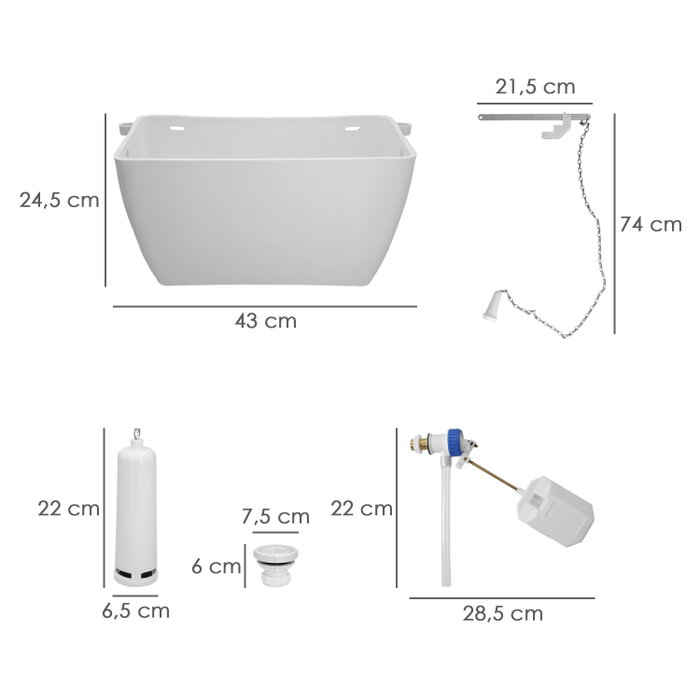 WOLFPACK LINEA PROFESIONAL Réservoir haut complet standard