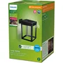 Philips Buzzard - Applique murale extérieure solaire avec détection de mouvement, design carré rétro chic noir, IP44, technologie Ultra Efficient
