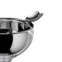 Alessi Ammi01S - Coupe à glace Big Love en acier inoxydable 18/10 blanche avec cuillère - Design Miriam Mirri - Hauteur 15 cm
