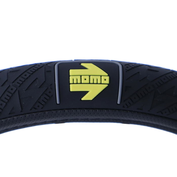 MOMO Housse De Volant Momo V.I.P. Noir-Gris M 38-39 cm MOMLSWC0VIPBG Sportif Polyuréthane