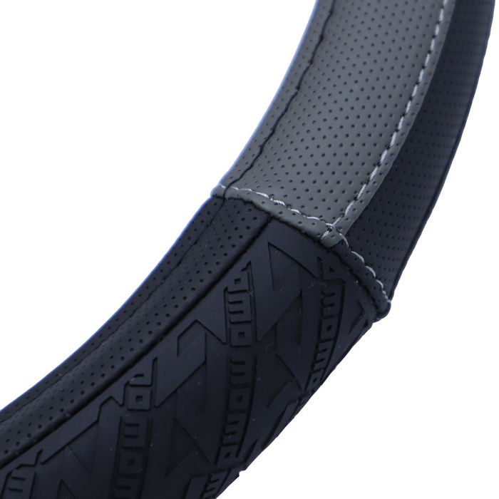 MOMO Housse De Volant Momo V.I.P. Noir-Gris M 38-39 cm MOMLSWC0VIPBG Sportif Polyuréthane