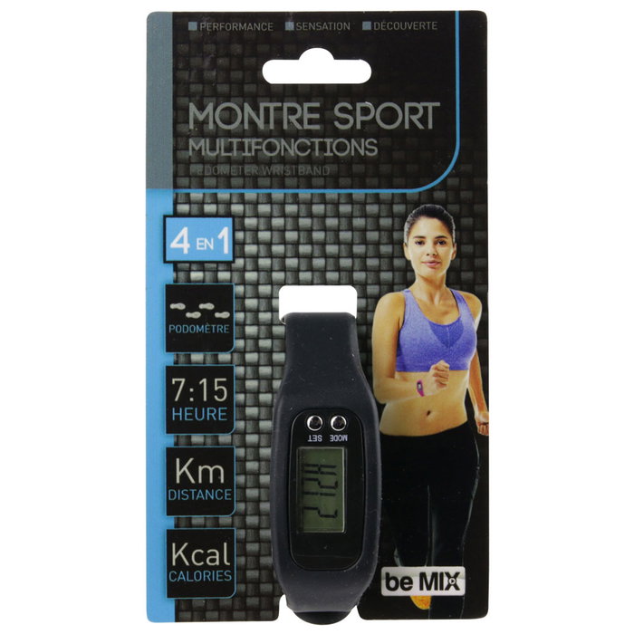 Be Mix Montre Podomètre de Bracelet Be Mix Montre Podomètre de Bracelet
